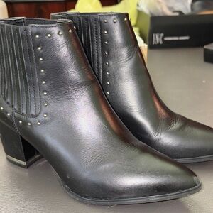 MICHAEL Michael Kors Black Studded Ankle Boots